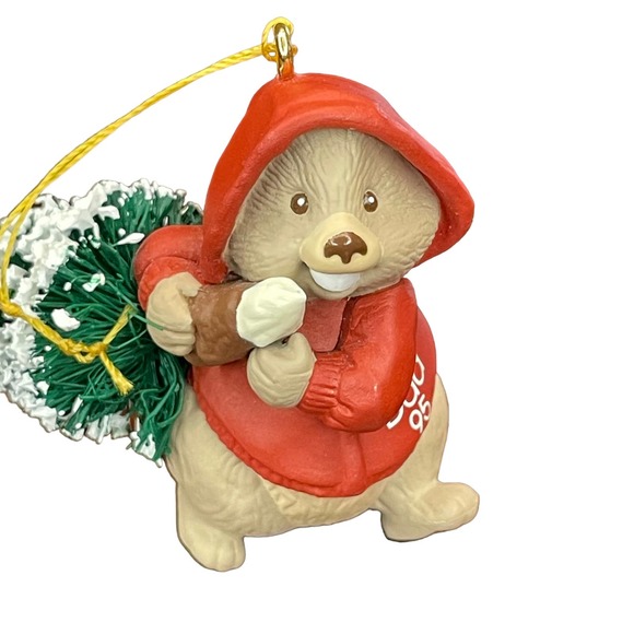 Vintage 1995 Hallmark Mom and Dad Keepsake Ornament in Original Boxes Set‎ of 2 - Picture 3 of 11